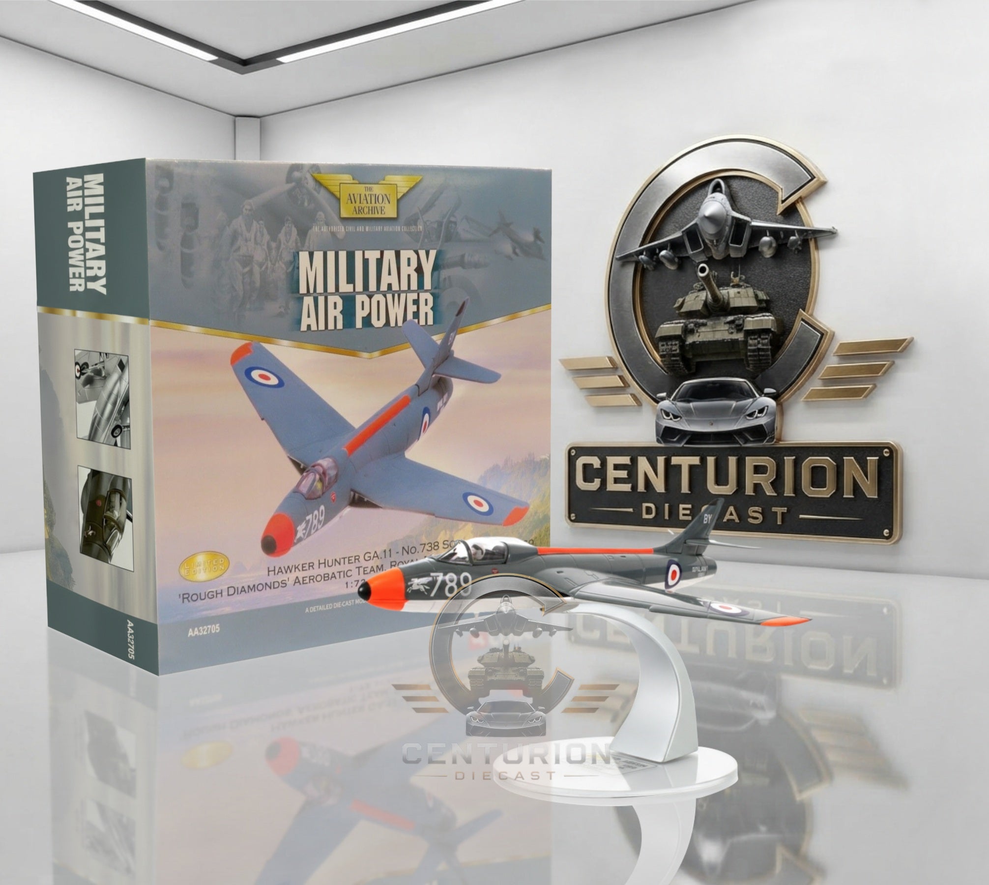 CORGI HUNTER GA.MK 11 RNFAA No.738 NAS "ROUGH DIAMONDS"