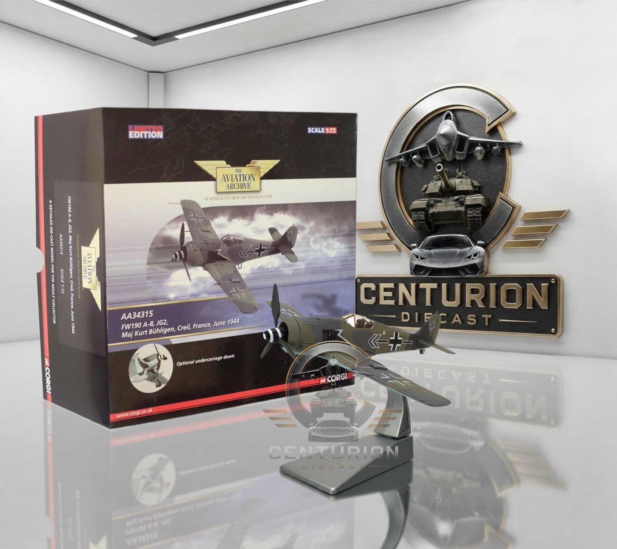 CORGI FW 190A KURT BUHLIGEN CREIL FRANCE JUNE 1944