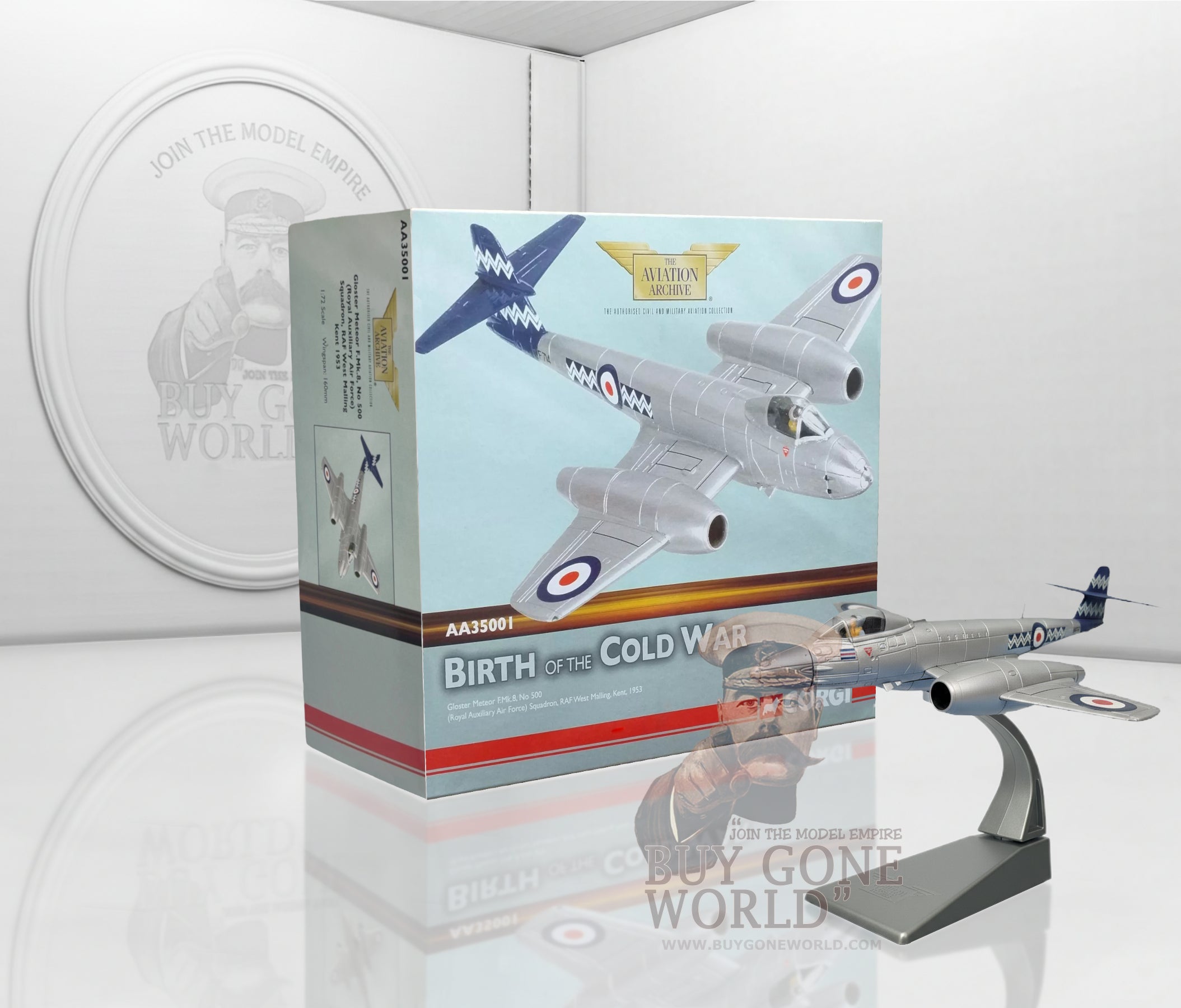 CORGI GLOSTER METEOR F.MK 8 RAF No.500 SQN