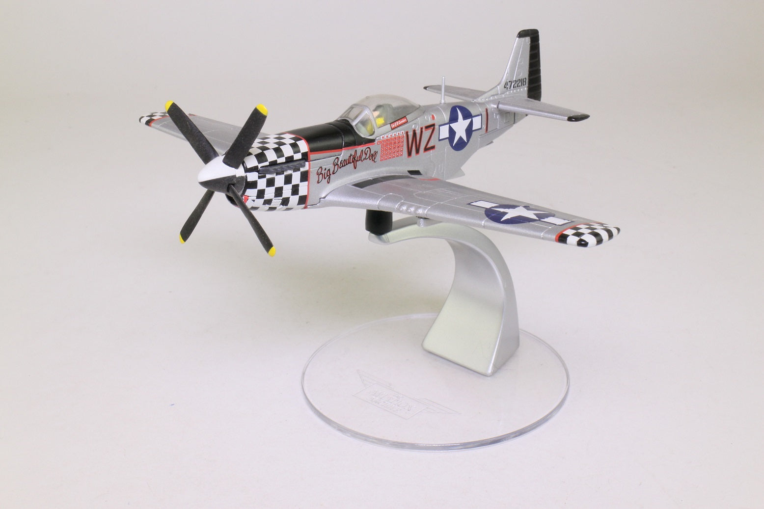 CORGI P-51D MUSTANG "BIG BEAUTIFUL DOLL" COLONEL JOHN D. LANDERS 55TH FIGHTER SQUADRON 78TH FIGHTER GROUP DUXFORD ENGLAND 1945