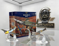 CORGI 3 PIECE SET, HEINKEL HE 111H-3, MESSERSCHMITT BF109E, SUPERMARINE SPITFIRE MK.V