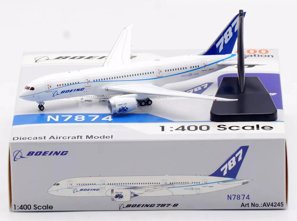 AVIATION 400 B787-8 DREAMLINER BOEING HOUSE COLOUR (DETACHABLE GEAR) REG: N7874