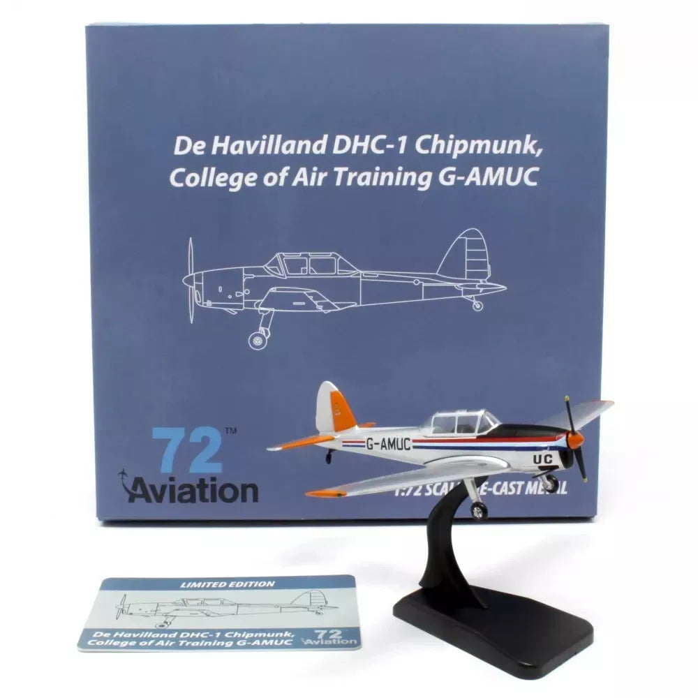 AVIATION 72 DHC1 CHIPMUNK COLLEGE OF AIR TRAINING REG: G-AMUC