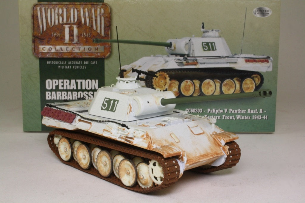CORGI GERMAN PANTHER V TANK PANZER RGT, EASTERN FRONT WINTER 1943