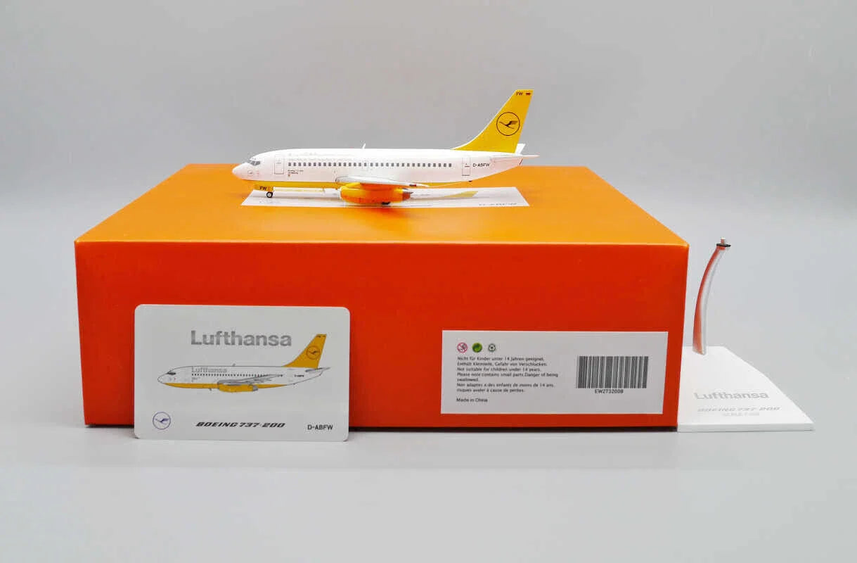 JC WINGS B737-200(ADV) LUFTHANSA "EXPERIMENTAL COLOUR SCHEME" REG: D-ABFW