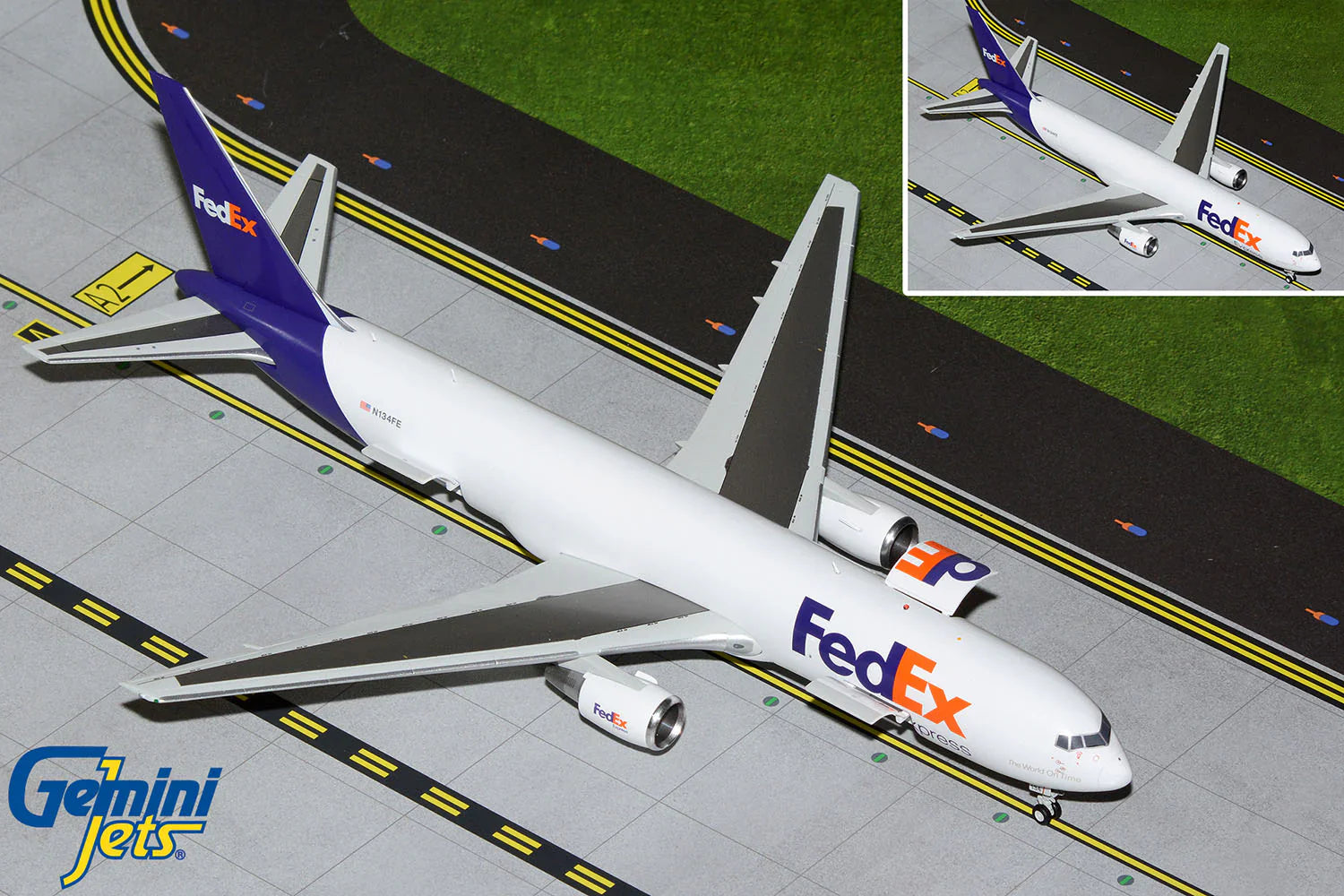 GEMINI JETS B767-300ER(F) FEDEX EXPRESS (INTERACTIVE SERIES) (NEW TOOLING) REG: N134FE