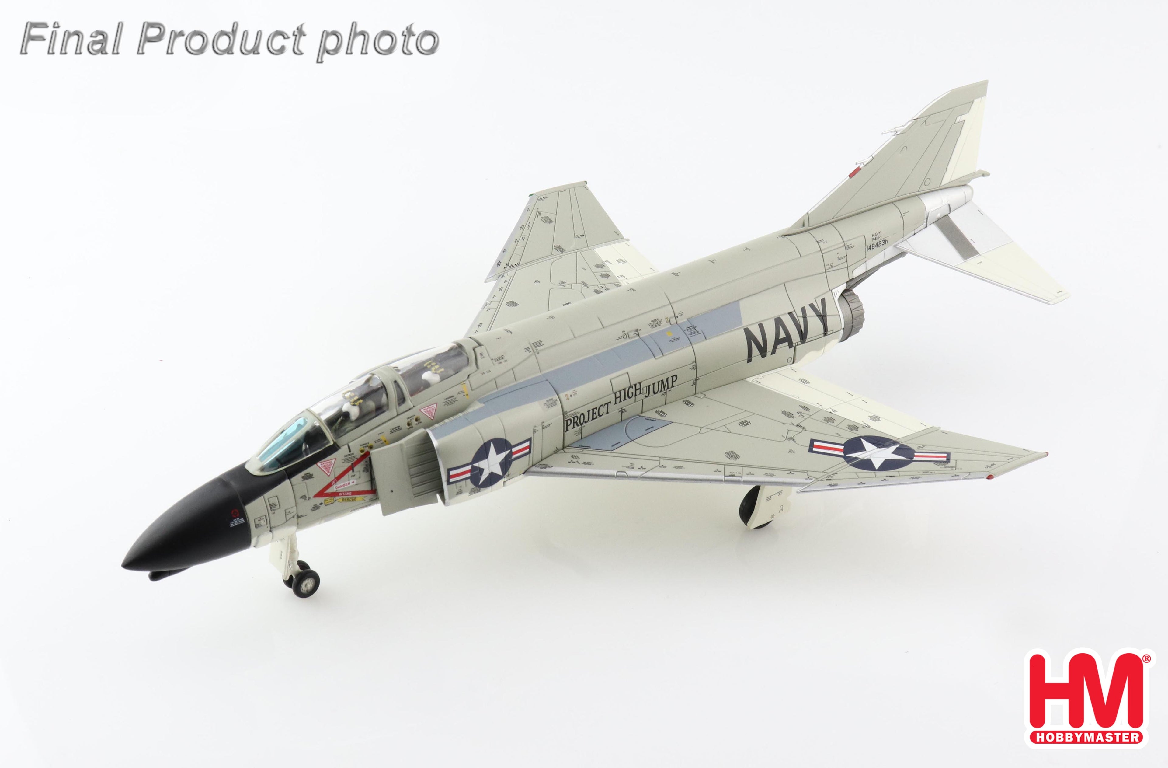 HOBBY MASTER F4H-1 PHANTOM II US NAVY "PROJECT HIGH JUMP" 148423H APRIL 1962