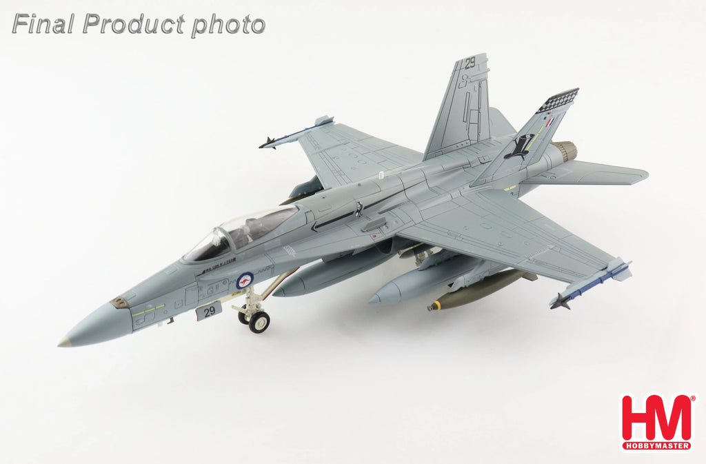 HOBBY MASTER F/A-18A HORNET TOP HAT A21-29 75 SQN RAAF 1990