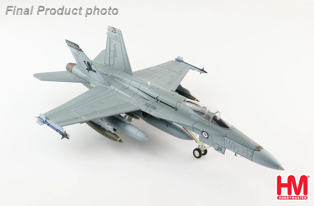 HOBBY MASTER F/A-18A HORNET TOP HAT A21-29 75 SQN RAAF 1990