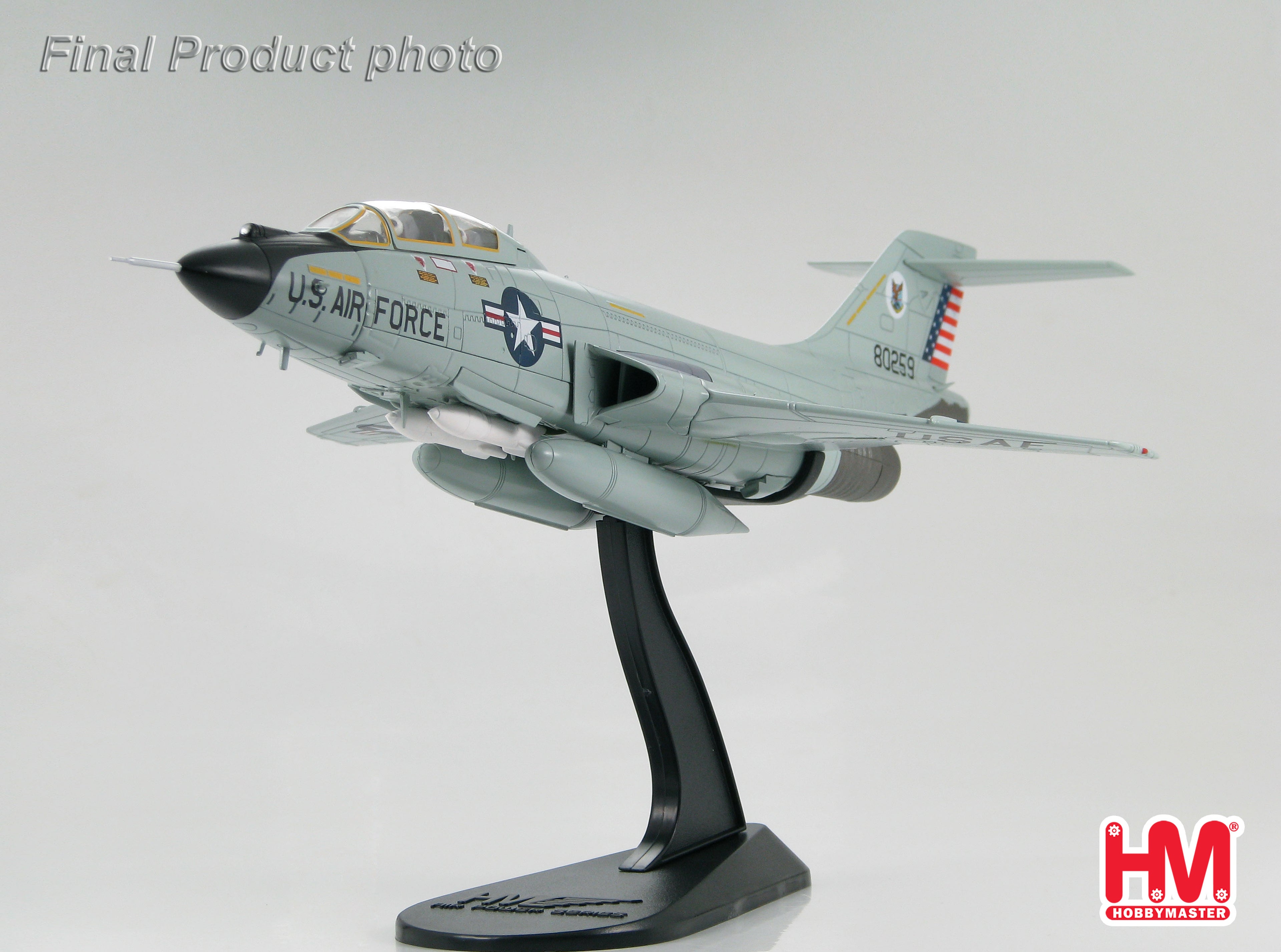 HOBBY MASTER MCDONNELL F-101B VOODOO USAF 2ND TFS #58-0259 ADWC TYNDALL AFB FL OCTOBER 1978