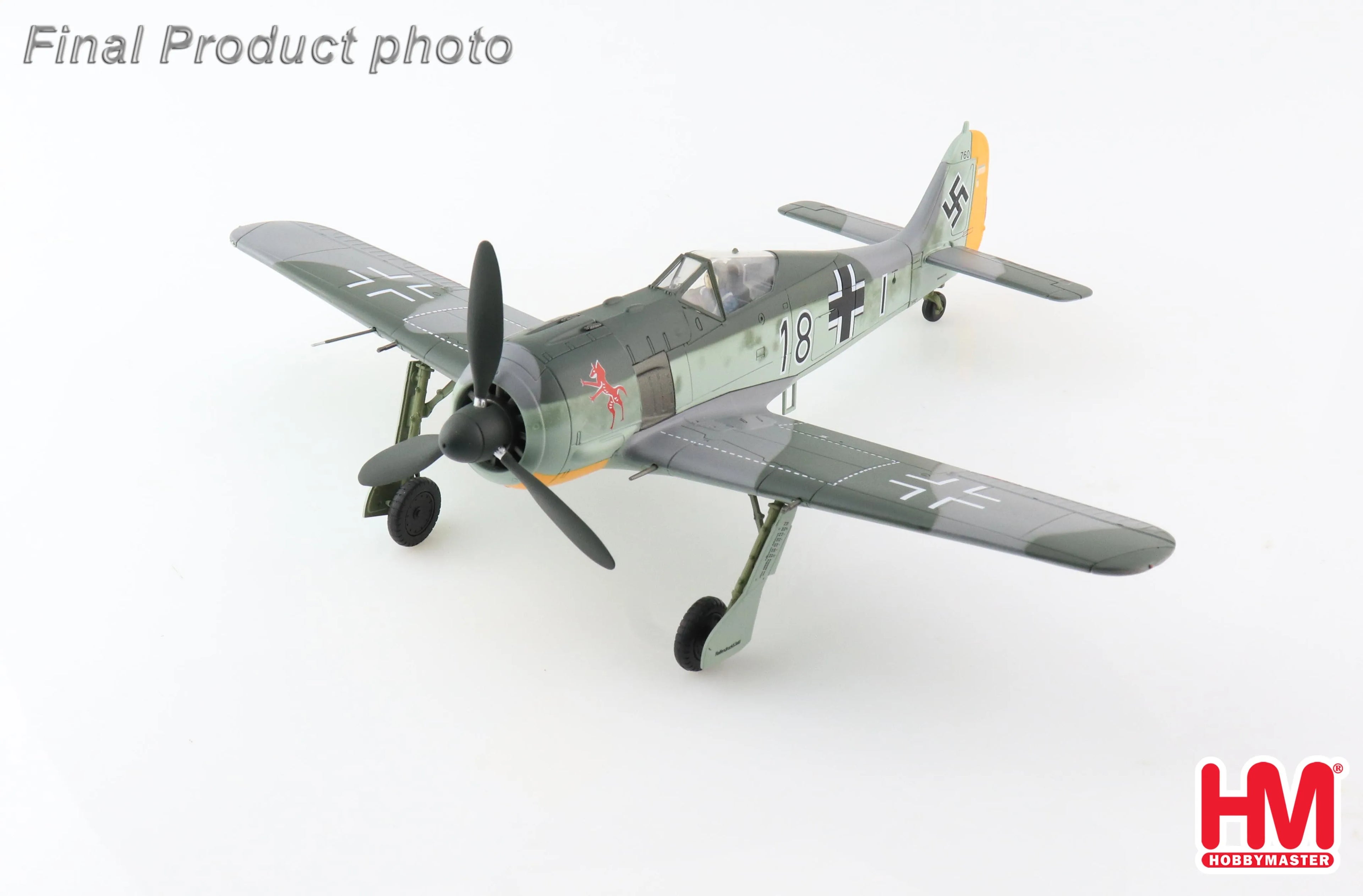 HOBBY MASTER FW-190A-4 FLOWN BY FW.R.EISELE 8/JG 2 BREST-GUIPAVAS FRANCE 1943