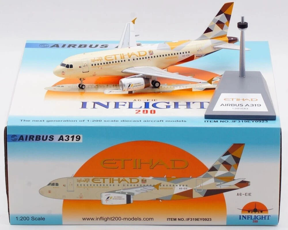INFLIGHT 200 A319 ETIHAD REG: A6-EIE