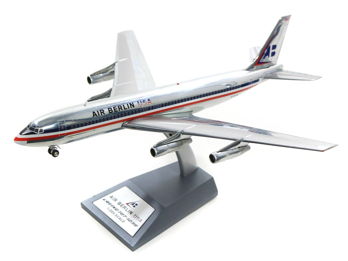 INFLIGHT 200 B707-100 AIR BERLIN (POLISHED) REG: N7509A