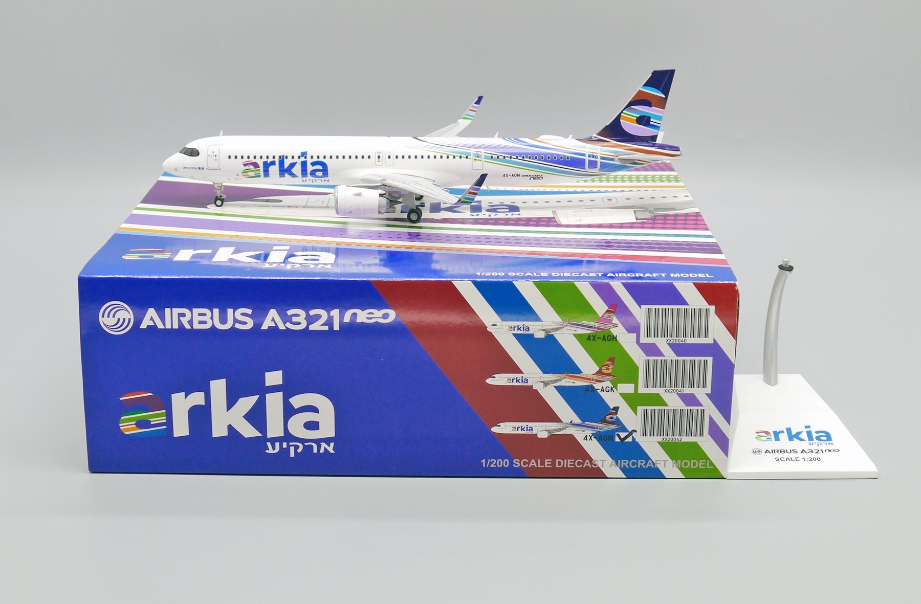 JC WINGS A321NEO ARKIA ISRAELI AIRLINES REG: 4X-AGN