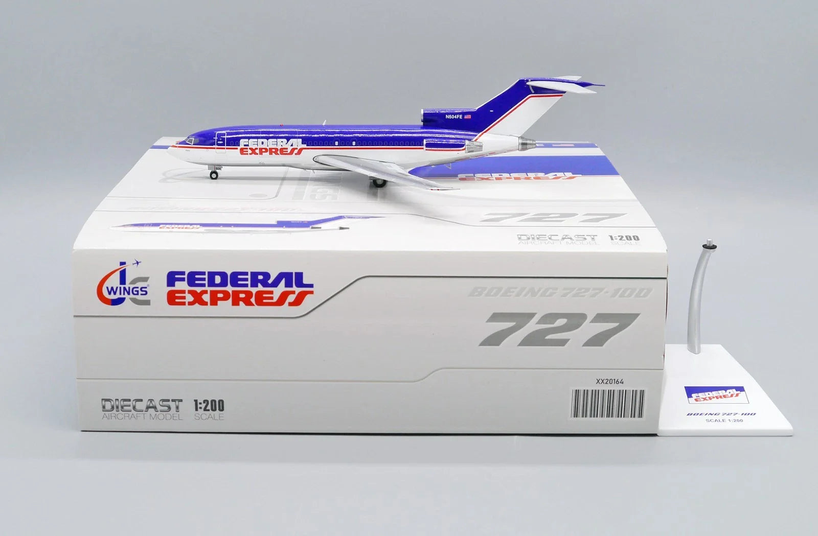 JCWINGS B727-100F FEDEX REG: N504FE