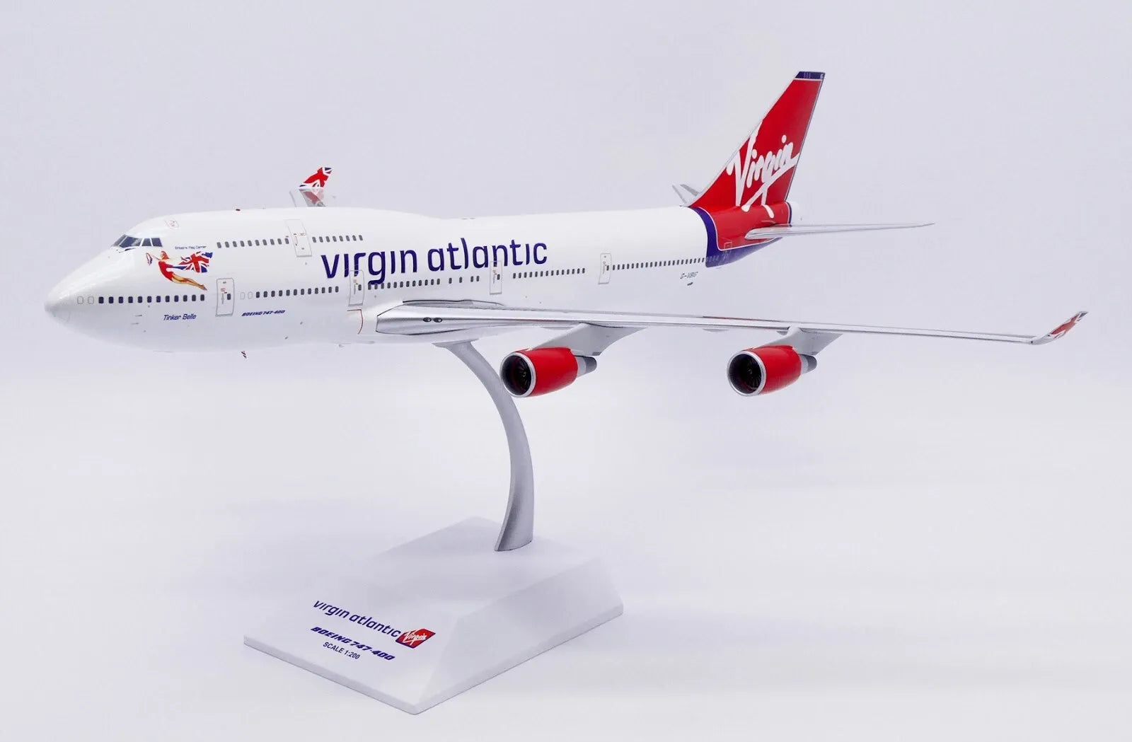 JC WINGS B747-400 VIRGIN ATLANTIC "TINKER BELLE" REG: G-VBIG