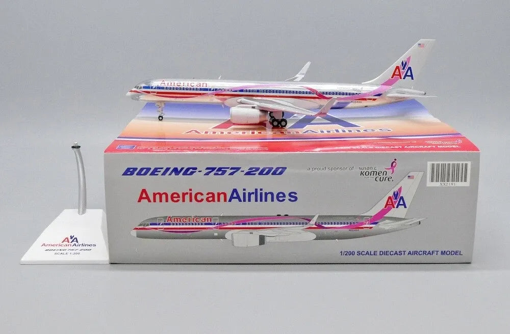 JC WINGS B757-200 AMERICAN AIRLINES "BREAST CANCER AWARENESS" (BCA) REG: N664AA