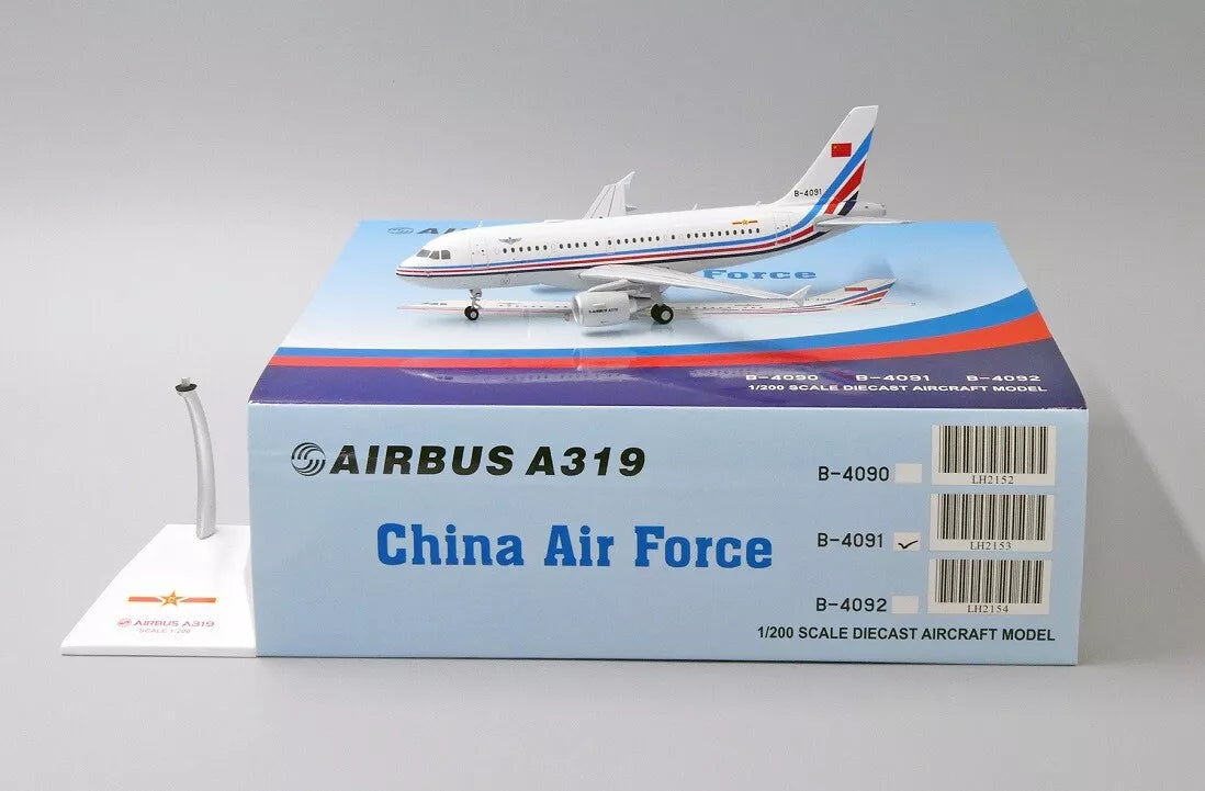 JC WINGS A319 PEOPLES LIBERATION ARMY AIR FORCE (PLAAF) REG: B-4091
