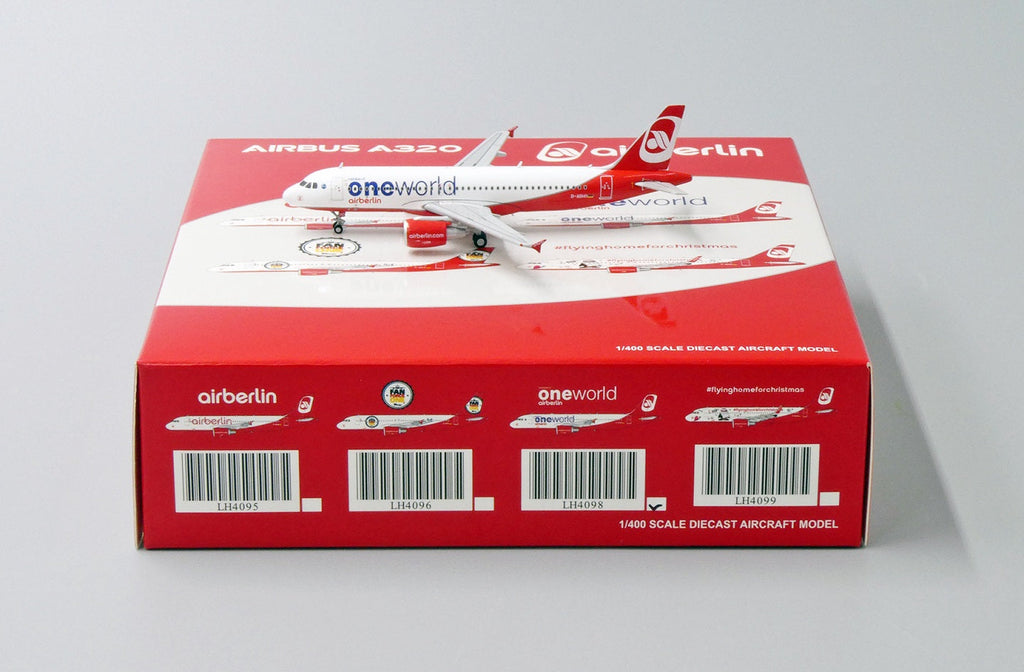 JC WINGS A320 AIR BERLIN "ONEWORLD LIVERY" REG: D-ABHO