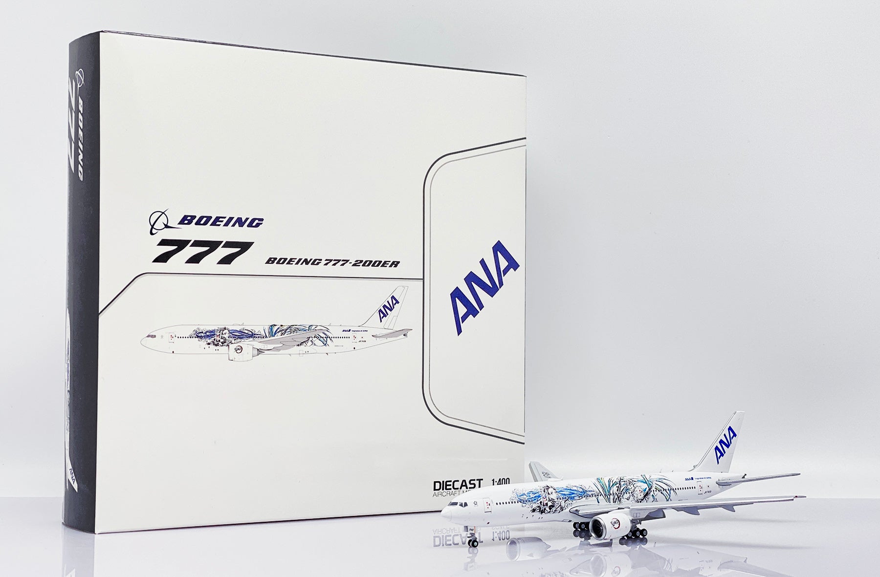 JC WINGS B777-200 ER ALL NIPPON AIRWAYS (ANA) 'DEMON SLAYER: KIMETSU NO YAIBA' (FLAPS DOWN) REG: JA745A