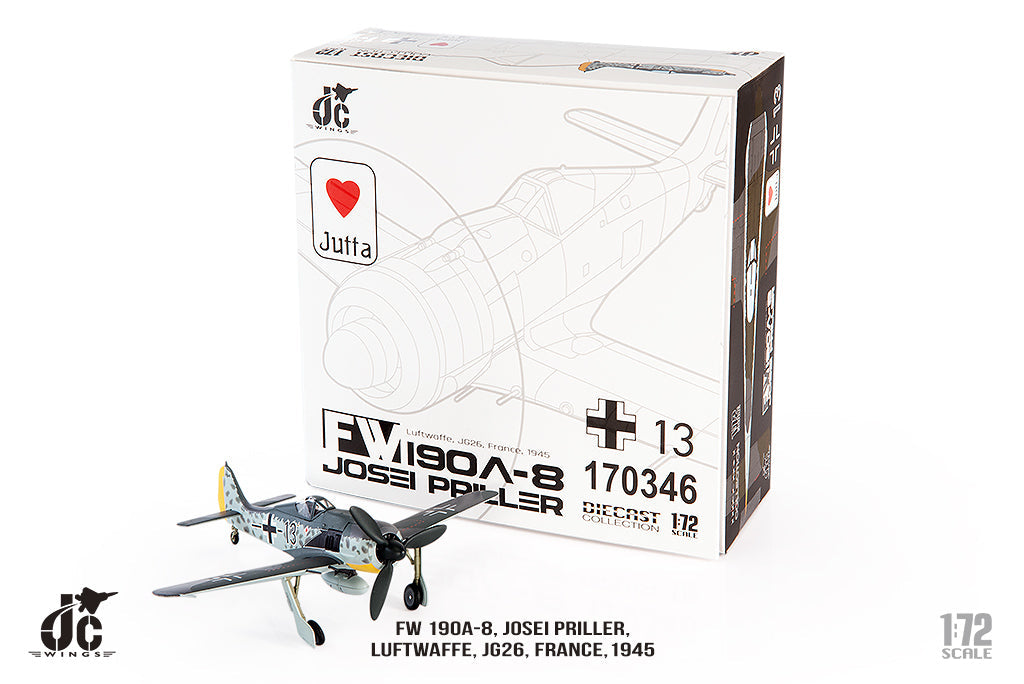 JC WINGS FW 190A-8 LUFTWAFFE JG26 "BLACK 13" 1945