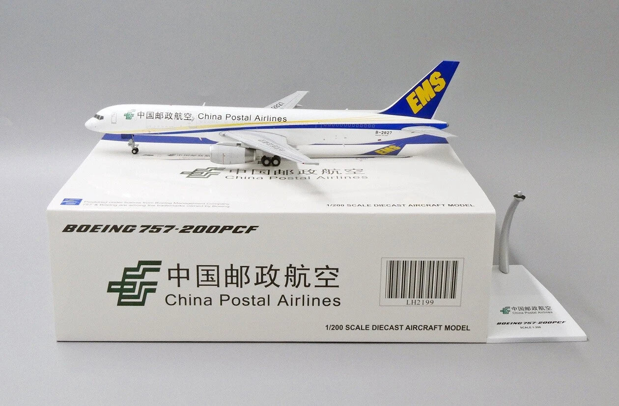 JCWINGS B757-200 CHINA POSTAL AIRLINES REG: B-2827
