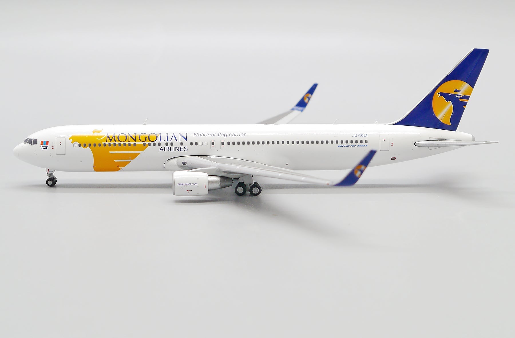 JC WINGS B767 MIAT MONGOLIAN AIRLINES REG: JU-1021