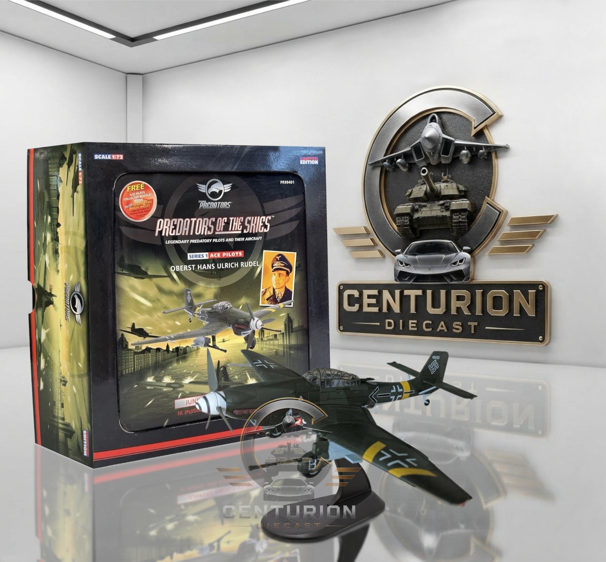 CORGI JU 87G-1 STUKA LUFTWAFFE "HANS ULRICH RUDEL" 10.(Pz)/SG 2 HUSI SLOVAKIA JUNE 1944
