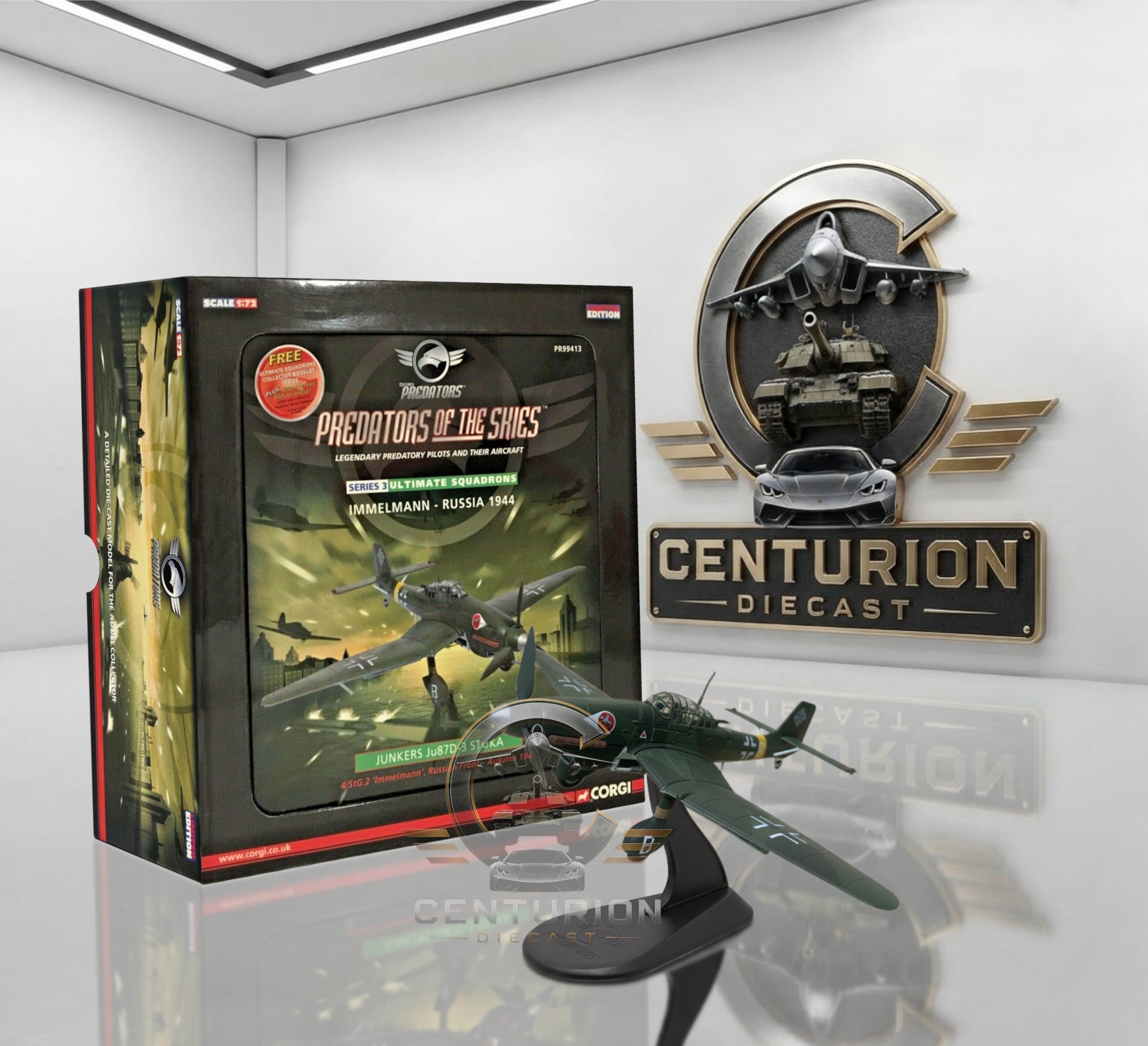 CORGI JUNKERS JU 87G STUKA LUFTWAFFE 4./ST G 2 IMMELMANN RUSSIAN FRONT AUTUMN 1944