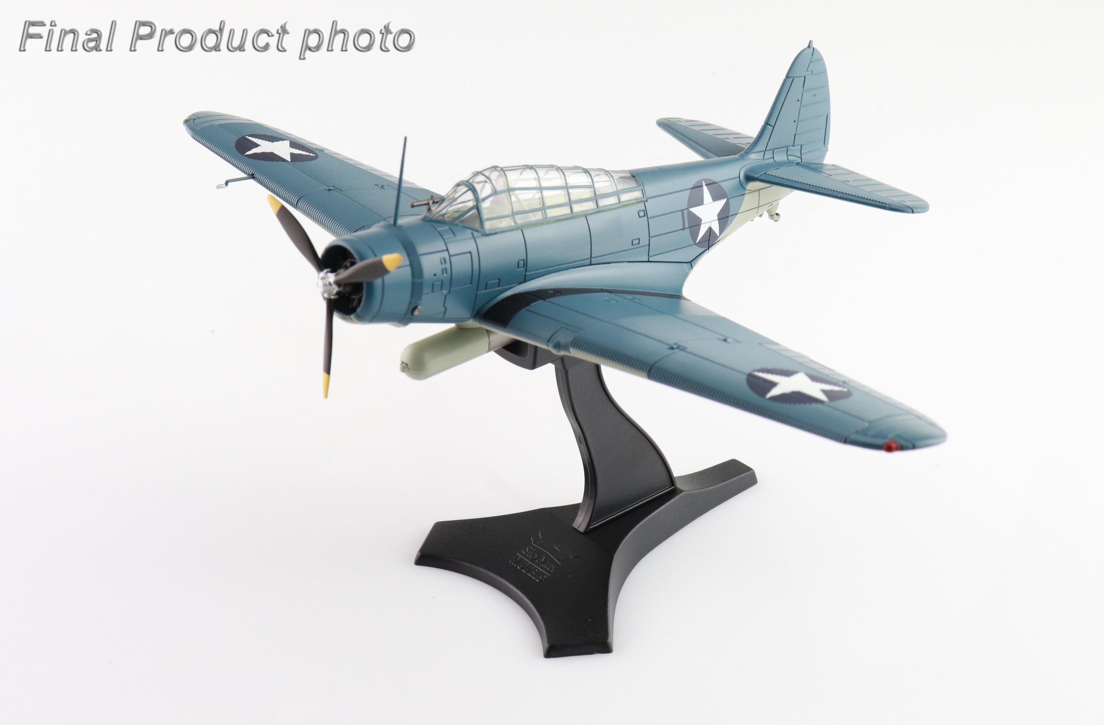 SKYMAX TBD-1 DEVASTATOR US NAVY "BATTLE OF MIDWAY" BLACK 1 LT CDR EE LINDSEY VT-6 USS ENTERPRISE 4TH JUNE 1944