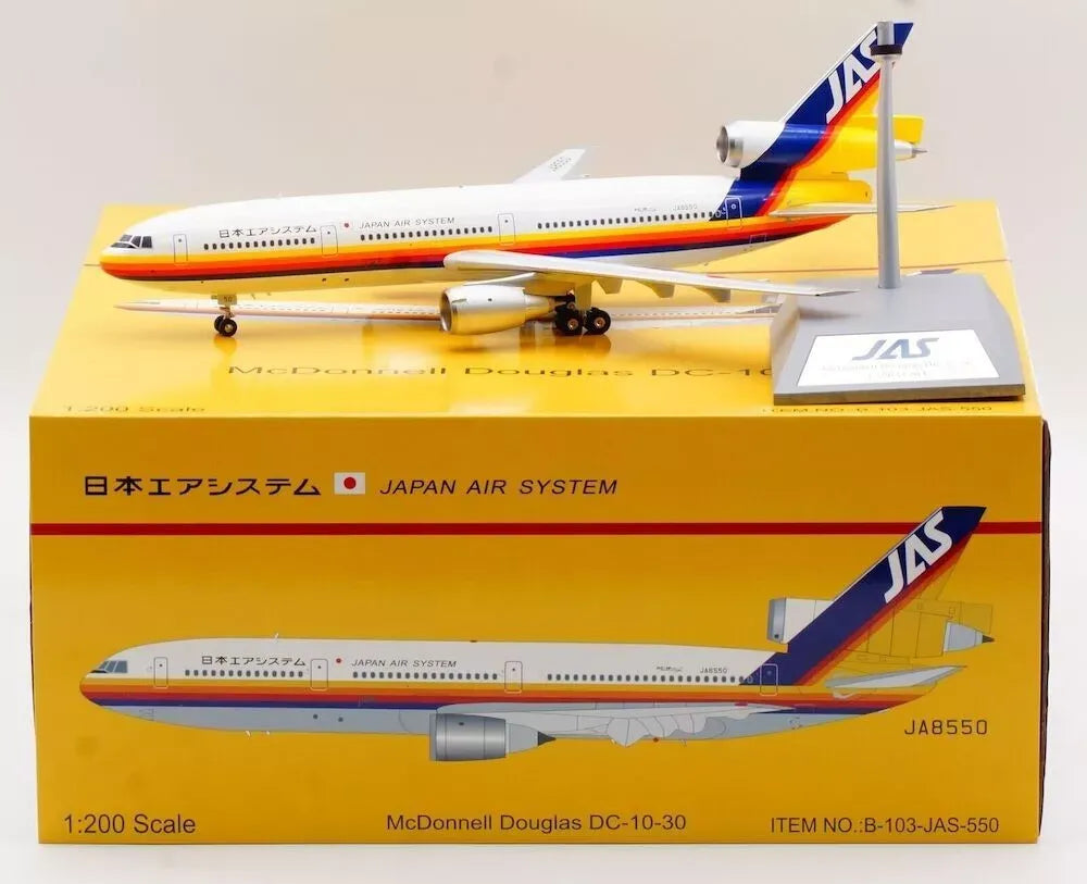 WB MODELS DC-10-30 JAPAN AIR SYSTEM (JAS) REG: JA8550