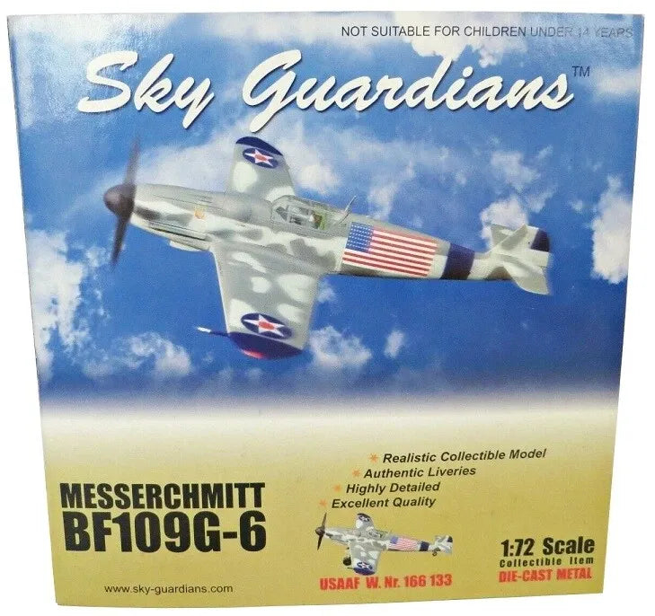 WITTY WINGS SKY GUARDIANS MESSERSCHMITT BF 109G-6 USAAF CAPTURED AIRCRAFT W.NR. 166 133