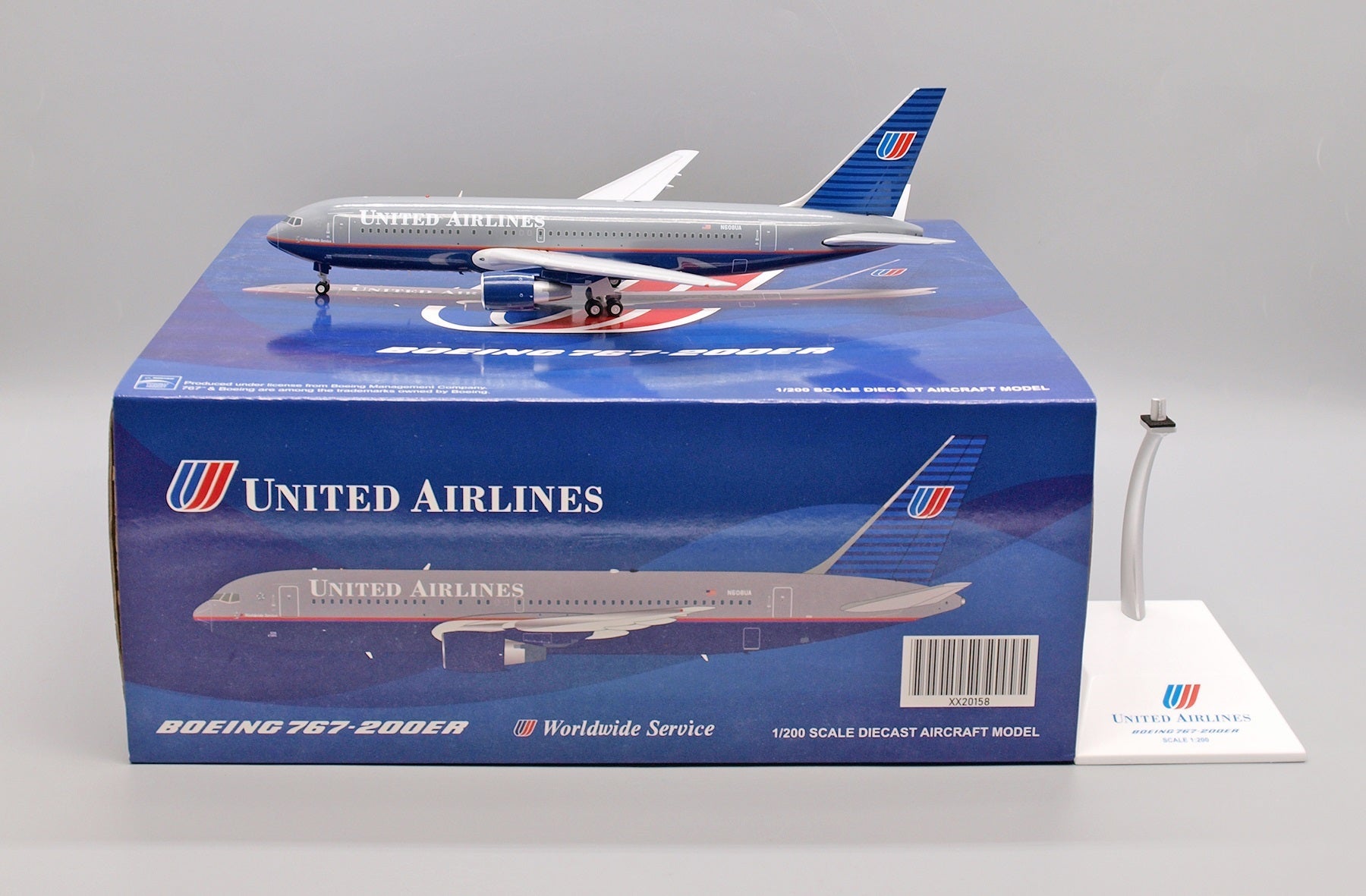 JCWINGS B767-200 UNITED AIRLINES REG: N608UA