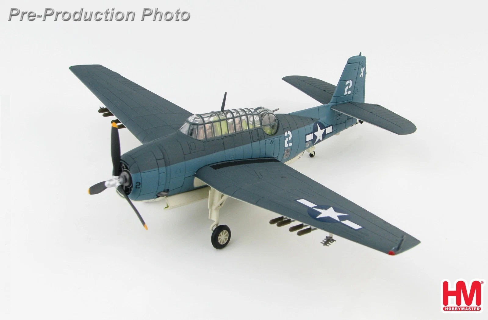 HOBBY MASTER TBM-1C AVENGER BARBARA III LT.GEORGE BUSH